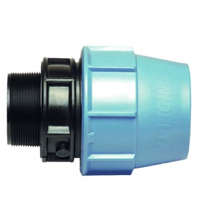 Unidelta Connector Compression 20mm- 1" Male BSP Thread