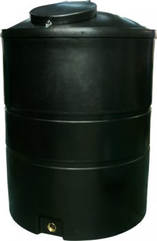 1850 Litre Slimline Water Tank Height 172 cm Diameter 125 cm