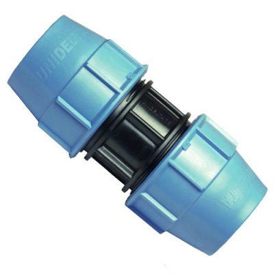 Unidelta Straight Connector Compression Fitting 63mm