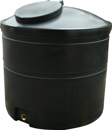 1300 Litre Round Water Tank H 124cm X D 124 cm - Click Image to Close