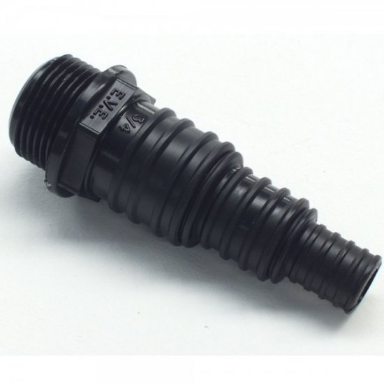 Multi Stage Hose Adaptor 1/2" BSP Male Thread - 3/8" Or 1/2" Or 3/4" I/D Hose - Click Image to Close