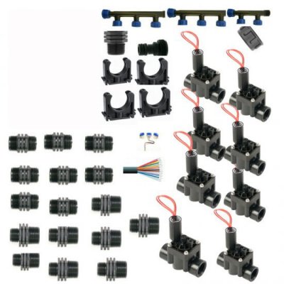 Hunter Manifold with 12 24 volts ac Solenoid Valves
