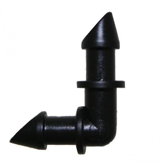 Micro Pipe Mini Push Fit Elbow 6mm x 6mm - Click Image to Close