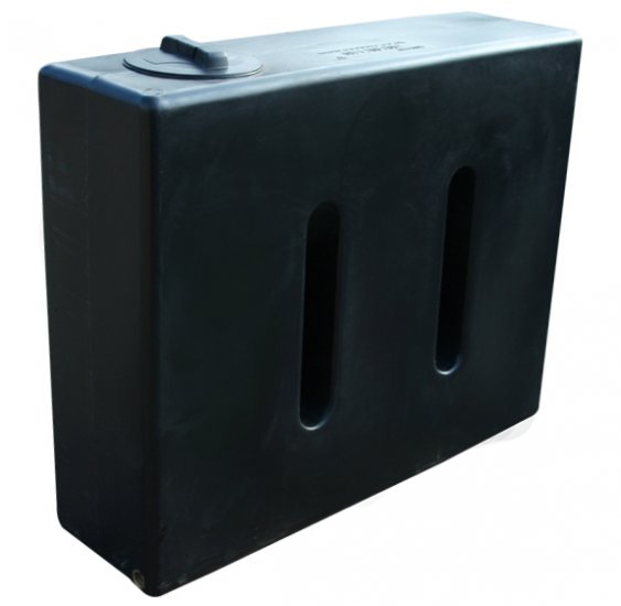 400 Litre Slimline Water Tank H100cm X L 124cm X W 34.5cm - Click Image to Close