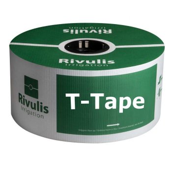 T-Tape 510 16mm 20cm spacing 1829 Metre Roll 500LPH Per 100 Metre