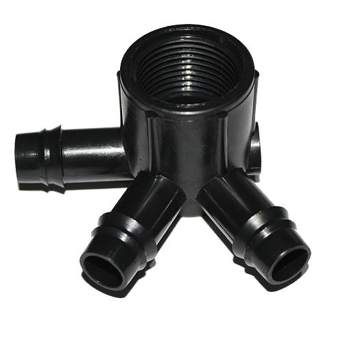 Tavlit Push Fit 3 Way Connector 16mm- 3/4" - Click Image to Close