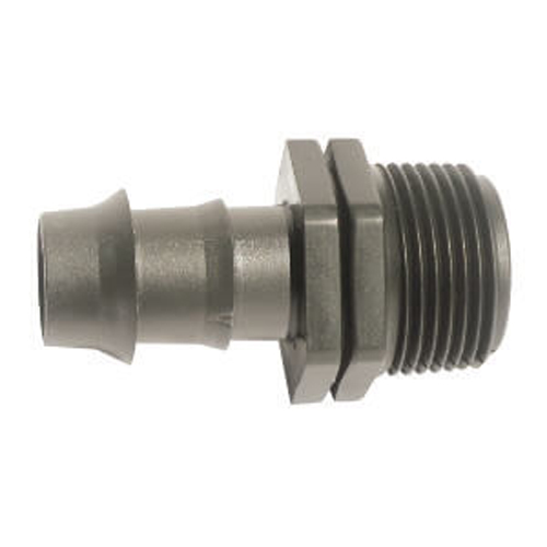 Barbed 16mm Connector To 1/2" BSP Male thread - Click Image to Close